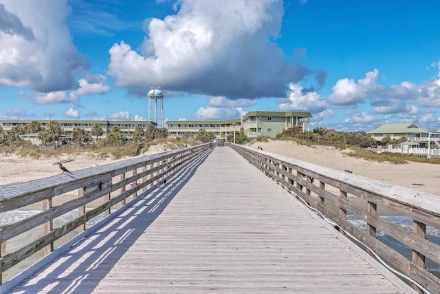 view of dock