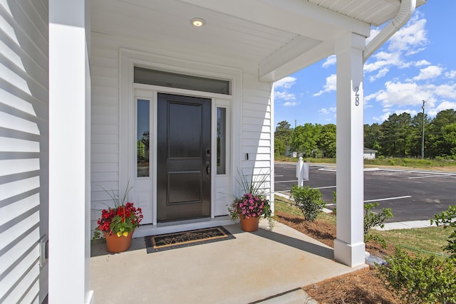 view of property entrance