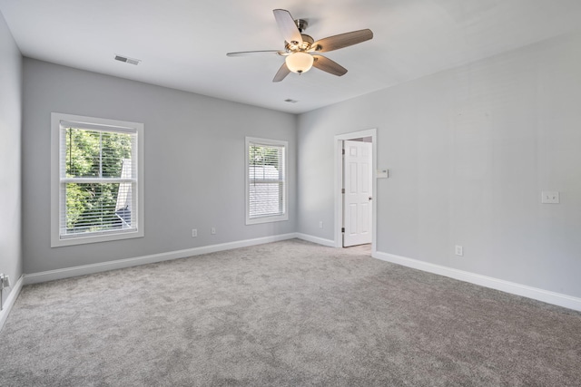 1070 Moss Grove Dr, Moncks Corner, SC 29461 - unfurnished room with a ceiling fan and carpet floors