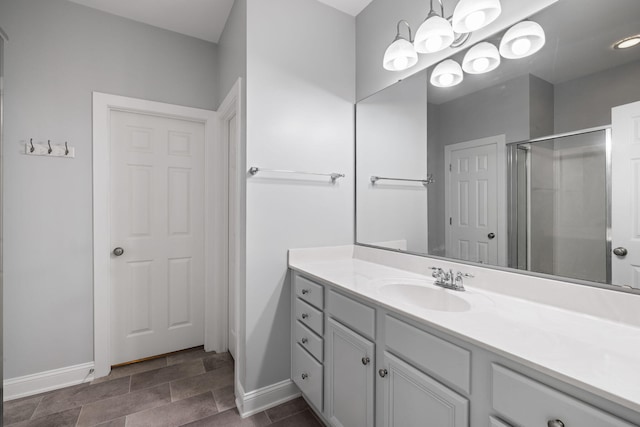 1070 Moss Grove Dr, Moncks Corner, SC 29461 - full bath featuring vanity and a shower stall