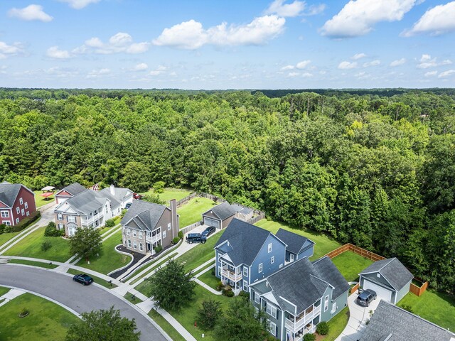 1070 Moss Grove Dr, Moncks Corner, SC 29461 - aerial view of residential area with a heavily wooded area