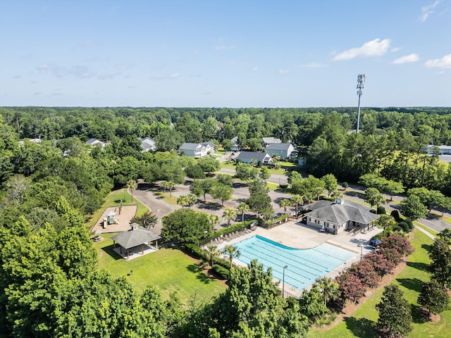 1070 Moss Grove Dr, Moncks Corner, SC 29461 - bird's eye view of a heavily wooded area