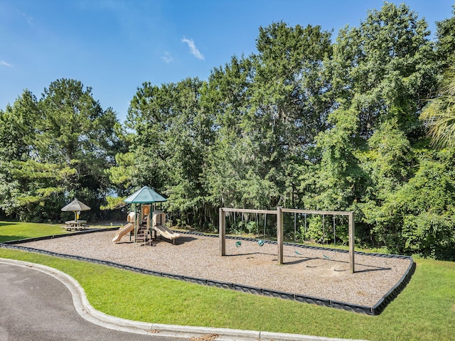 1070 Moss Grove Dr, Moncks Corner, SC 29461 - community jungle gym featuring a lawn