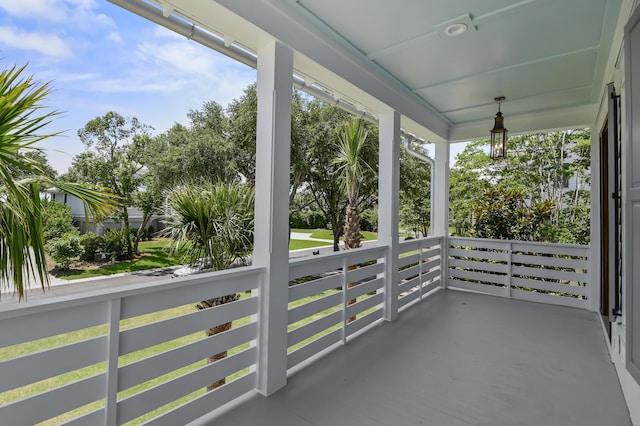 view of patio / terrace with covered porch