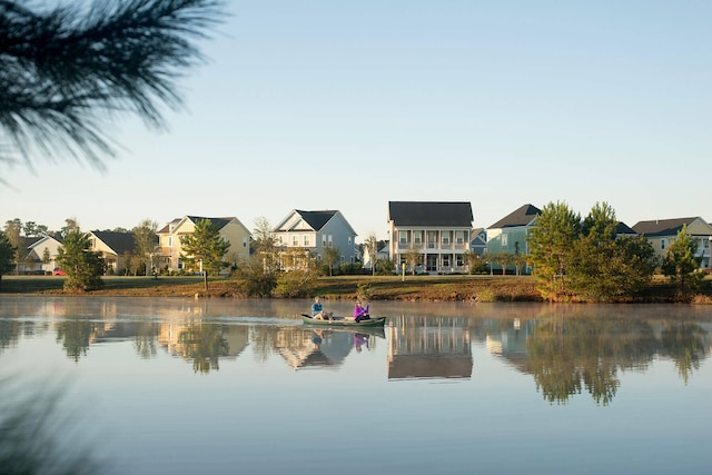 water view featuring nearby suburban area