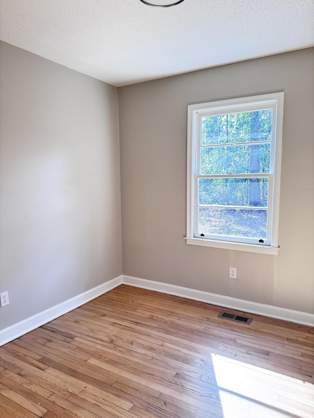 114 Madison St, Walterboro, SC 29488 - spare room with light wood-type flooring and a textured ceiling