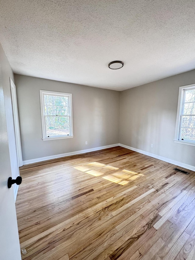 114 Madison St, Walterboro, SC 29488 - spare room with wood finished floors and a textured ceiling
