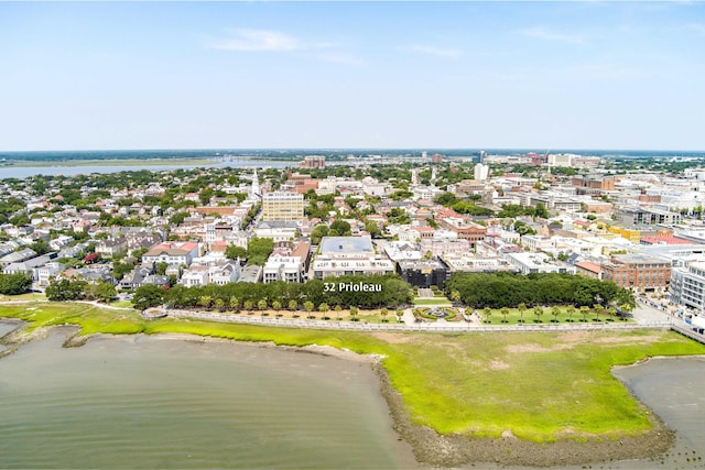 32 Prioleau St Unit J, Charleston, SC 29401 - drone / aerial view of a large body of water