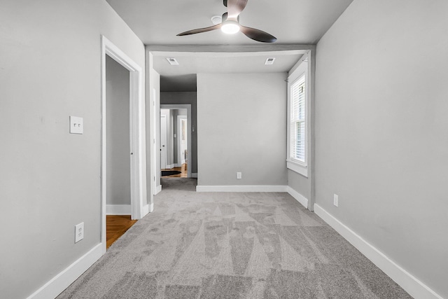 2215 Suffolk St, North Charleston, SC 29405 - unfurnished bedroom with carpet flooring and a ceiling fan