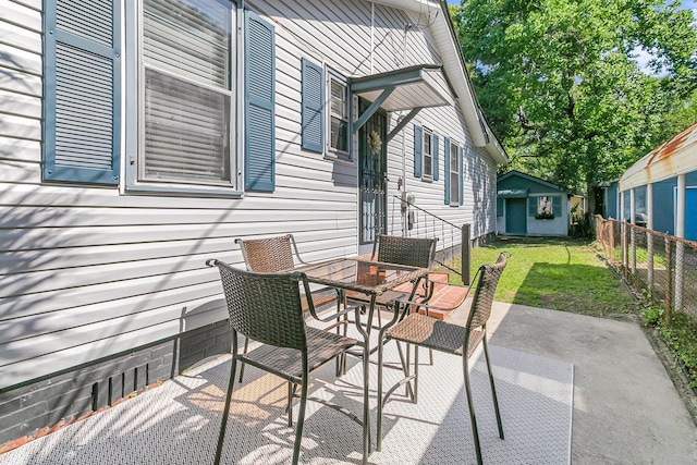 2215 Suffolk St, North Charleston, SC 29405 - view of patio / terrace featuring outdoor dining area
