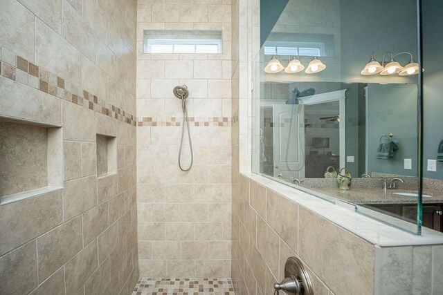 3769 Maidstone Dr, Mount Pleasant, SC 29466 - full bath with a tile shower and vanity