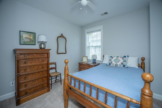3769 Maidstone Dr, Mount Pleasant, SC 29466 - bedroom featuring light colored carpet, baseboards, and a ceiling fan