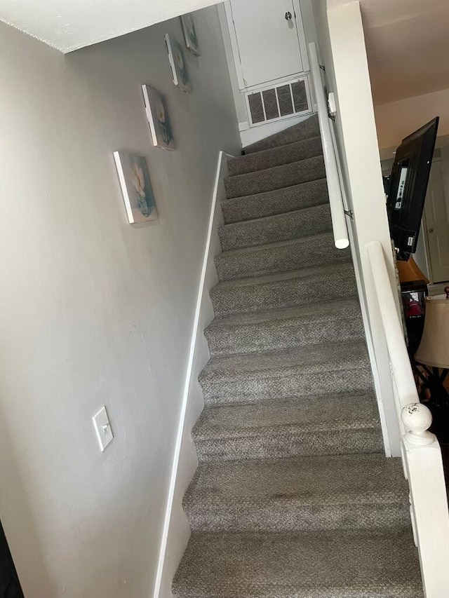 view of stairs