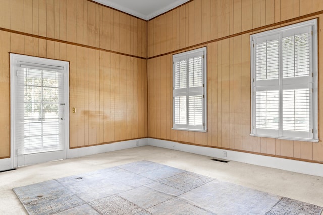 empty room with carpet flooring