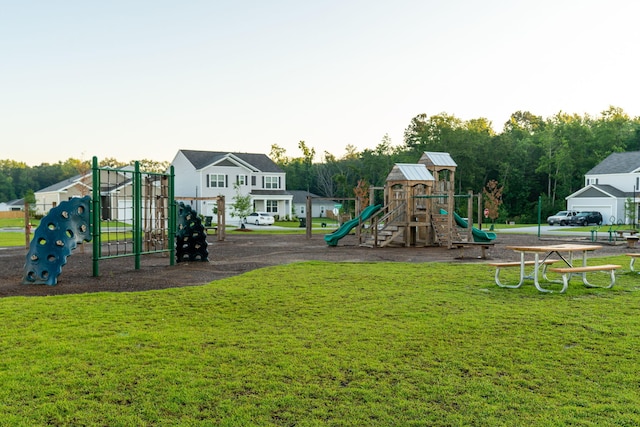 9747 Seed St, Ladson, SC 29456 - community jungle gym featuring a lawn