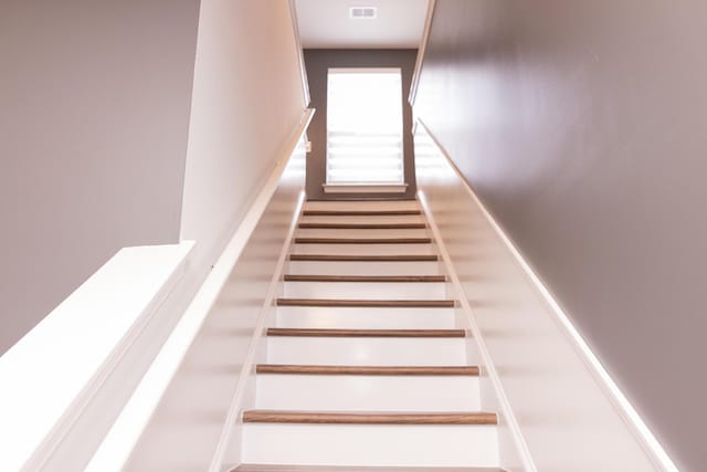 view of stairway
