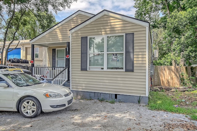 view of front of home