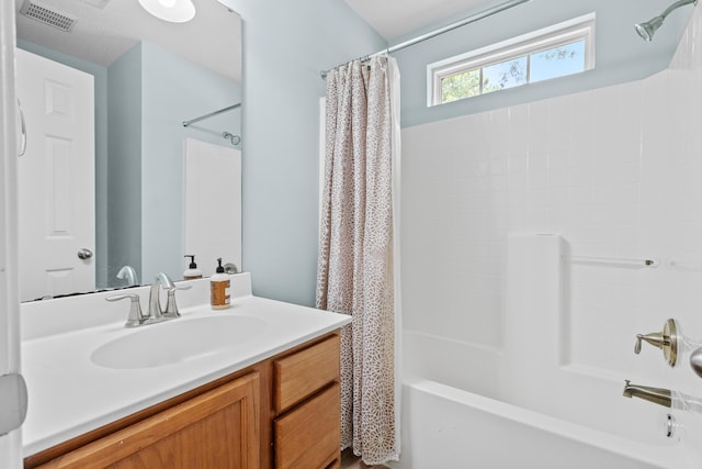 340 Stefan Dr, Charleston, SC 29412 - bathroom featuring shower / bathtub combination with curtain and vanity