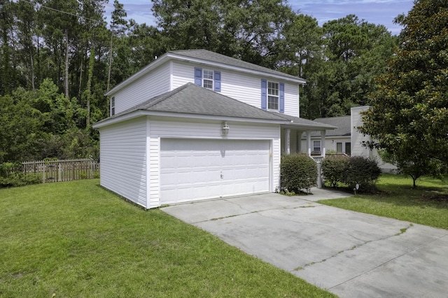 340 Stefan Dr, Charleston, SC 29412 - traditional home with an attached garage, concrete driveway, and roof with shingles