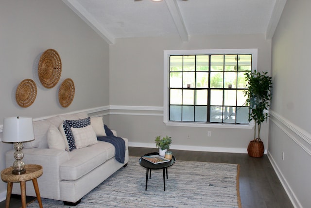 living room featuring wood finished floors