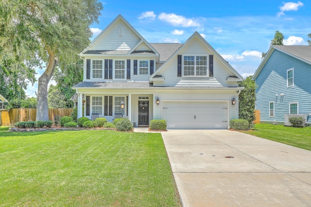 2150 Terrabrook Ln, Charleston, SC 29412 - view of front of house featuring concrete driveway, an attached garage, roof with shingles, and a porch