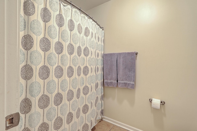 2150 Terrabrook Ln, Charleston, SC 29412 - bathroom with tile patterned flooring and a shower with shower curtain