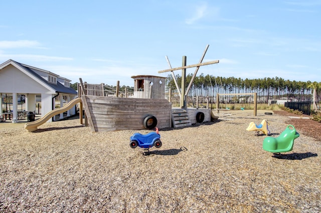 view of communal playground