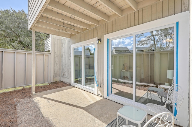 202 Greenmeadow Dr, Goose Creek, SC 29445 - view of patio / terrace with fence