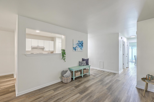 202 Greenmeadow Dr, Goose Creek, SC 29445 - sitting room with baseboards and wood finished floors
