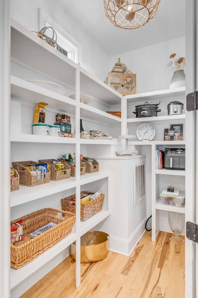 view of pantry