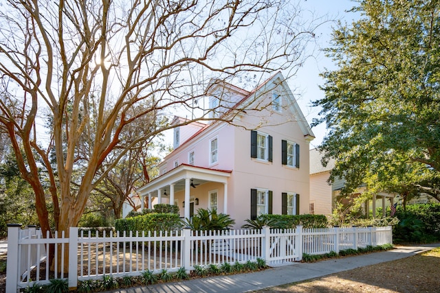 view of front of property