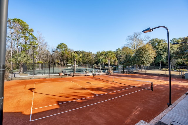 view of sport court