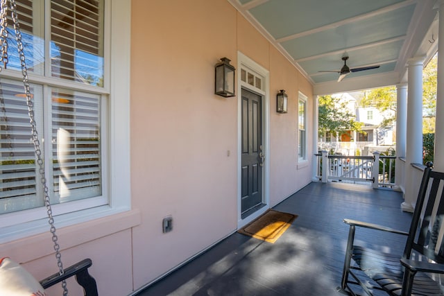 view of patio / terrace featuring a porch