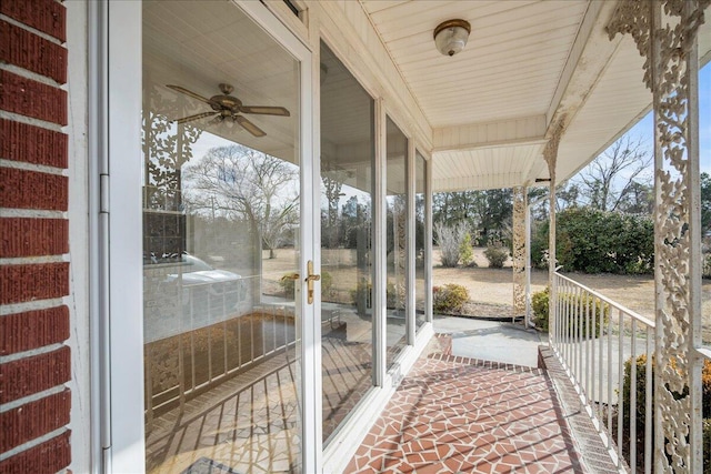 2830 Wire Rd, Saint George, SC 29477 - view of patio / terrace featuring ceiling fan and a porch