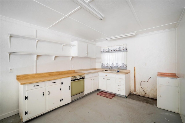2830 Wire Rd, Saint George, SC 29477 - kitchen featuring white cabinetry, dishwasher, and sink