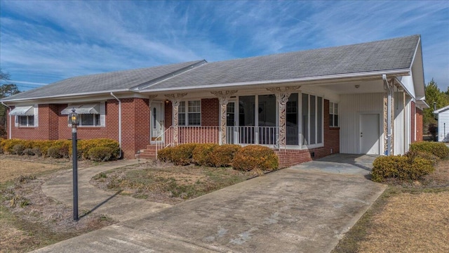 2830 Wire Rd, Saint George, SC 29477 - ranch-style home with a carport and a garage
