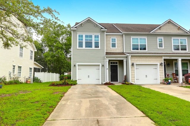 1510 Royal Colony Rd, Johns Island, SC 29455 - view of front of home with concrete driveway, a garage, and a shingled roof