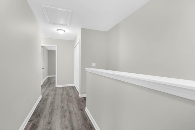 1510 Royal Colony Rd, Johns Island, SC 29455 - hallway with wood finished floors and baseboards