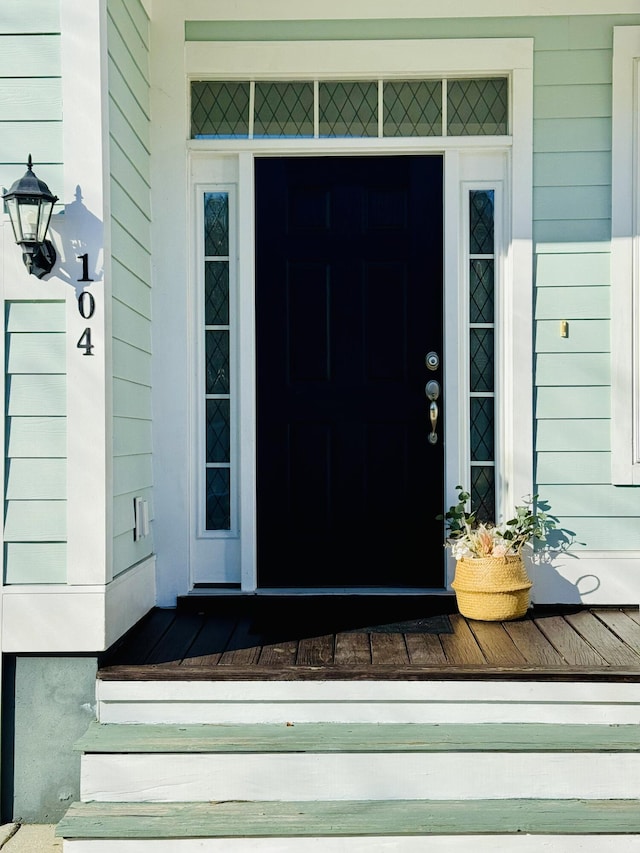 view of entrance to property