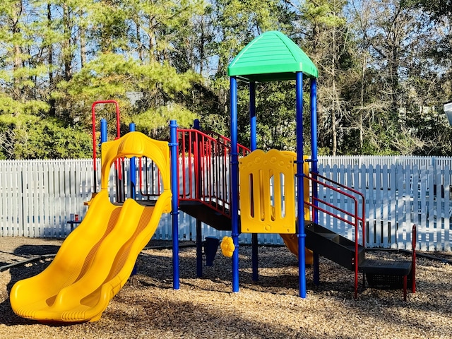 view of jungle gym