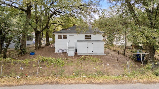 view of rear view of house