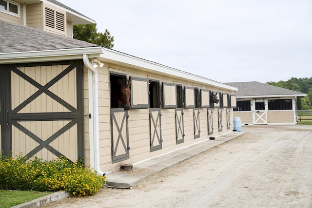 view of stable