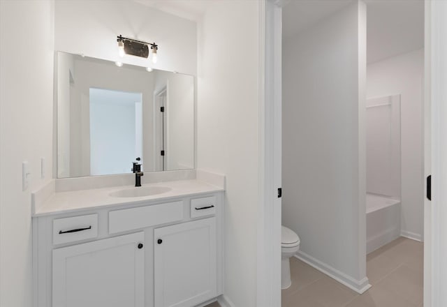 351 Blue Oak Dr, Moncks Corner, SC 29461 - full bath with tile patterned flooring, vanity, toilet, and baseboards