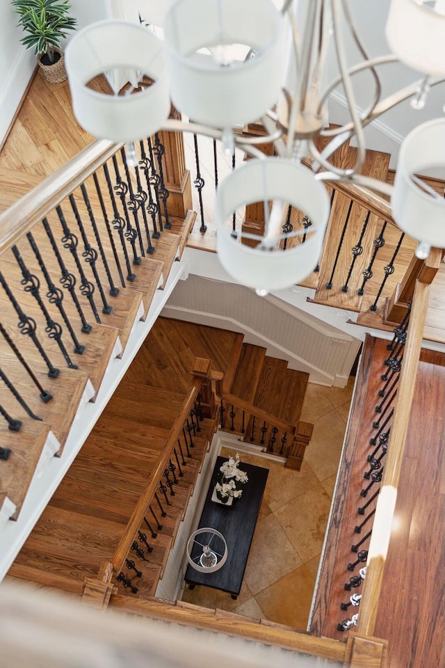 3 Cross Ln, Isle Of Palms, SC 29451 - stairway featuring tile patterned flooring