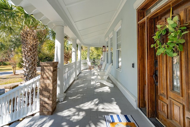 3 Cross Ln, Isle Of Palms, SC 29451 - view of covered porch