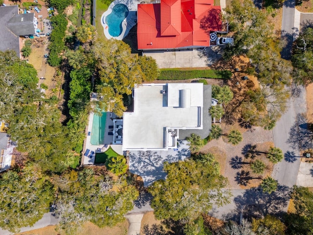 3 Cross Ln, Isle Of Palms, SC 29451 - bird's eye view of a pool area