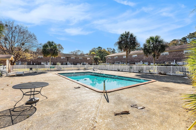 111 Elmwood Ave Unit A, Ladson, SC 29456 - community pool featuring fence, a patio area, and a residential view