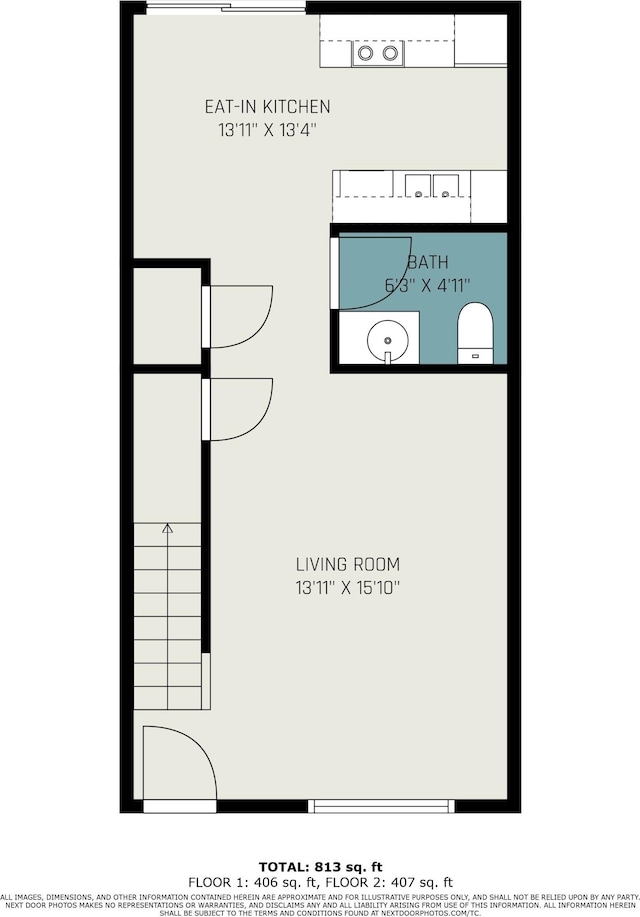 111 Elmwood Ave Unit A, Ladson, SC 29456 - property floor plan