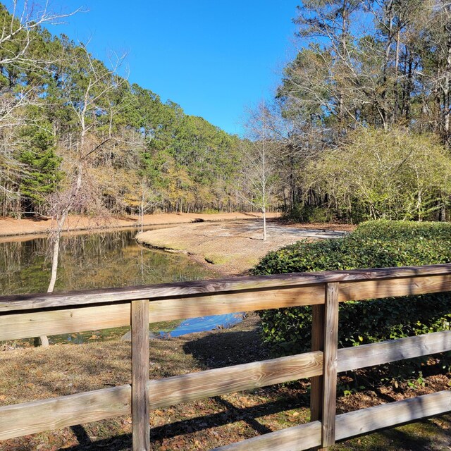 view of yard featuring a water view