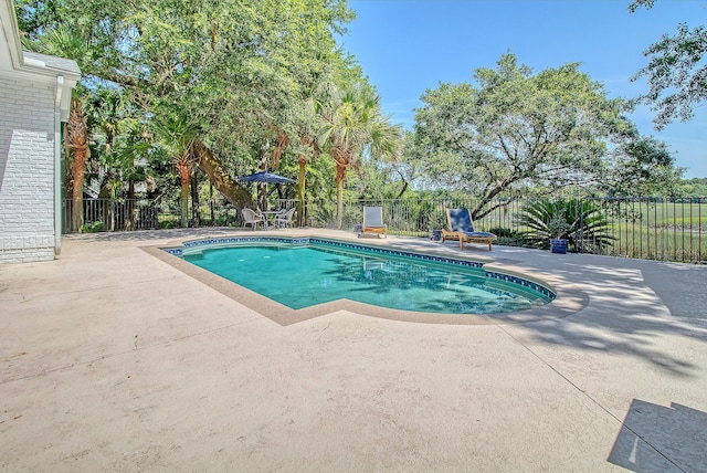 5084 Timber Race Crse, Hollywood, SC 29449 - view of swimming pool with a patio and a fenced backyard